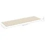 Garden lounger with solid gray acacia wood cushion by vidaXL, Loungers - Ref: Foro24-3061361, Price: 197,30 €, Discount: %