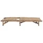 Garden lounger with bamboo cushion by vidaXL, Loungers - Ref: Foro24-3061632, Price: 211,10 €, Discount: %