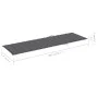 Garden lounger with bamboo cushion by vidaXL, Loungers - Ref: Foro24-3061632, Price: 211,10 €, Discount: %