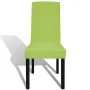 Elastic straight chair cover 6 units green by vidaXL, Covers - Ref: Foro24-131424, Price: 24,33 €, Discount: %