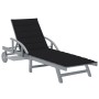 Garden lounger with solid acacia wood cushion by vidaXL, Loungers - Ref: Foro24-3061336, Price: 202,92 €, Discount: %