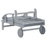Garden lounger with solid acacia wood cushion by vidaXL, Loungers - Ref: Foro24-3061336, Price: 202,92 €, Discount: %