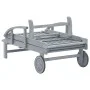 Tumbona de jardín con cojín madera maciza de acacia de vidaXL, Tumbonas - Ref: Foro24-3061336, Precio: 206,66 €, Descuento: %