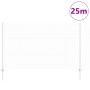 Reja con postes Plateado 1.4 x 25 m Acero