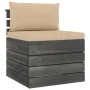 Gartenmöbel Paletten 2 Stück Kissen massives Zirbenholz von vidaXL, Gartensets - Ref: Foro24-3061662, Preis: 129,99 €, Rabatt: %