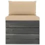 Gartenmöbel Paletten 2 Stück Kissen massives Zirbenholz von vidaXL, Gartensets - Ref: Foro24-3061662, Preis: 129,99 €, Rabatt: %