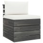 Pallet garden furniture 2 pieces with solid pine wood cushions by vidaXL, Garden sets - Ref: Foro24-3061661, Price: 145,42 €,...
