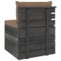 Muebles de jardín de palets 2 piezas cojines madera de pino de vidaXL, Conjuntos de jardín - Ref: Foro24-3061667, Precio: 145...