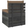 Paletten-Gartenmöbel 2-teilig mit Kissen aus Kiefernholz von vidaXL, Gartensets - Ref: Foro24-3061667, Preis: 153,75 €, Rabat...
