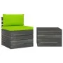 Muebles de jardín de palets 2 piezas cojines madera maciza pino de vidaXL, Conjuntos de jardín - Ref: Foro24-3061670, Precio:...