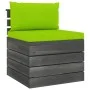Muebles de jardín de palets 2 piezas cojines madera maciza pino de vidaXL, Conjuntos de jardín - Ref: Foro24-3061670, Precio:...