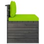 Muebles de jardín de palets 2 piezas cojines madera maciza pino de vidaXL, Conjuntos de jardín - Ref: Foro24-3061670, Precio:...