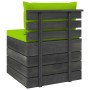 Muebles de jardín de palets 2 piezas cojines madera maciza pino de vidaXL, Conjuntos de jardín - Ref: Foro24-3061670, Precio:...