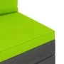 Muebles de jardín de palets 2 piezas cojines madera maciza pino de vidaXL, Conjuntos de jardín - Ref: Foro24-3061670, Precio:...