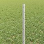 Reja con postes Plateado 0.5 x 50 m Acero