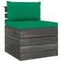 Pallet garden furniture 2 pieces with solid pine wood cushions by vidaXL, Garden sets - Ref: Foro24-3061664, Price: 124,50 €,...