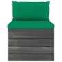 Pallet garden furniture 2 pieces with solid pine wood cushions by vidaXL, Garden sets - Ref: Foro24-3061664, Price: 131,71 €,...