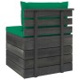 Pallet garden furniture 2 pieces with solid pine wood cushions by vidaXL, Garden sets - Ref: Foro24-3061664, Price: 131,71 €,...