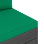 Pallet garden furniture 2 pieces with solid pine wood cushions by vidaXL, Garden sets - Ref: Foro24-3061664, Price: 131,71 €,...