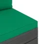 Pallet garden furniture 2 pieces with solid pine wood cushions by vidaXL, Garden sets - Ref: Foro24-3061664, Price: 124,50 €,...