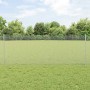 Reja con postes Plateado 0.8 x 50 m Acero