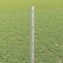 Reja con postes Plateado 0.8 x 50 m Acero