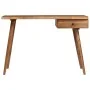 Schreibtisch aus massivem Akazienholz, 110 x 50 x 76 cm von vidaXL, Schreibtische - Ref: Foro24-245666, Preis: 228,67 €, Raba...