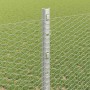 Reja con postes Plateado 1.2 x 50 m Acero