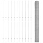 Reja con postes Plateado 1.4 x 50 m Acero
