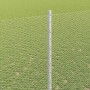 Reja con postes Plateado 1.5 x 50 m Acero