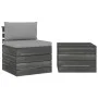 Gartenmöbel Paletten 2 Stück Kissen massives Zirbenholz von vidaXL, Gartensets - Ref: Foro24-3061660, Preis: 133,92 €, Rabatt: %