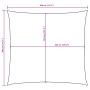 Toldo de vela cuadrado tela Oxford marrón 3,6x3,6 m