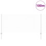 Reja con postes Plateado 1 x 100 m Acero