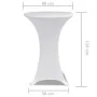 Mantel cubierta elástica de mesa alta Ø 60 cm Blanco 2 unidades by vidaXL, Covers - Ref: Foro24-241201, Price: 23,64 €, Disco...