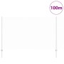 Reja con postes Plateado 1.4 x 100 m Acero