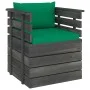 Gartensessel mit Kissen aus Kiefernholz von vidaXL, Modulare Sofas für den Außenbereich - Ref: Foro24-3061724, Preis: 88,44 €...