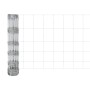 Reja con postes Plateado 0.8 x 25 m Acero
