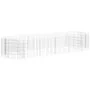 Galvanized iron gabion bed 300x100x50 cm by vidaXL, Pots and planters - Ref: Foro24-152041, Price: 89,67 €, Discount: %