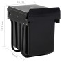 Removable trash can in kitchen cabinet soft close 20 L by vidaXL, Garbage cans and trash cans - Ref: Foro24-51178, Price: 82,...