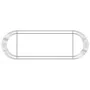 Arriate de gaviones de hierro galvanizado 300x100x50 cm de vidaXL, Maceteros y jardineras - Ref: Foro24-152041, Precio: 71,75...