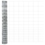 Reja con postes Plateado 1.2 x 25 m Acero