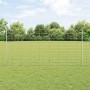 Reja con postes Plateado 1.2 x 25 m Acero