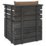 Gartensessel mit Kissen aus Zirbenholz von vidaXL, Modulare Sofas für den Außenbereich - Ref: Foro24-3061727, Preis: 115,39 €...