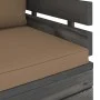 Gartensessel mit Kissen aus Zirbenholz von vidaXL, Modulare Sofas für den Außenbereich - Ref: Foro24-3061727, Preis: 110,93 €...