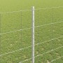 Reja con postes Plateado 1.4 x 25 m Acero