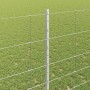 Reja con postes Plateado 1.4 x 25 m Acero