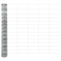 Reja con postes Plateado 1.4 x 25 m Acero