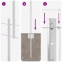 Reja con postes Plateado 1.5 x 25 m Acero