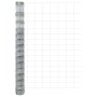 Reja con postes Plateado 1.6 x 25 m Acero