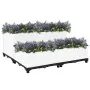 Blumenbeet aus Polypropylen 80x80x38 cm von vidaXL, Töpfe und Pflanzgefäße - Ref: Foro24-153316, Preis: 60,51 €, Rabatt: %